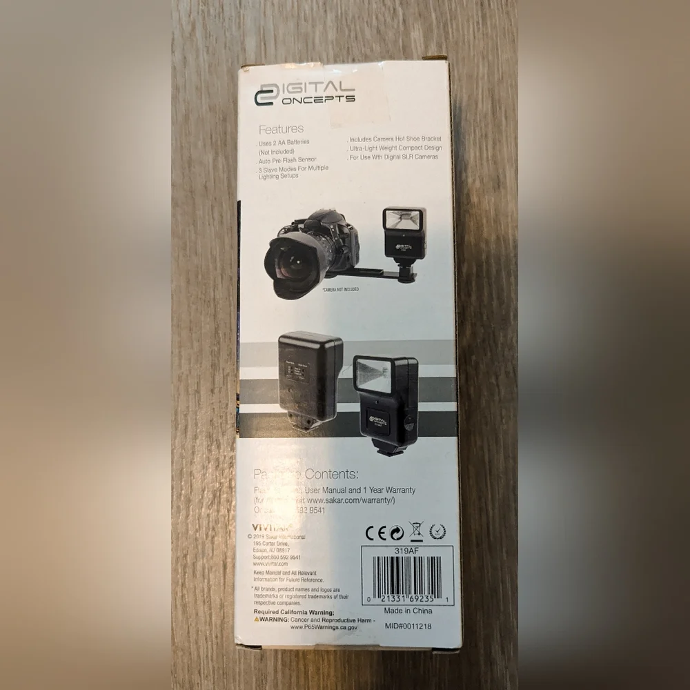Digital Concepts Ultra Light Weight Slave Flash Brand New!